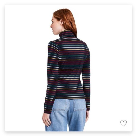 La Ligne X Target Striped Turtleneck Top NWT - Picture 2 of 4
